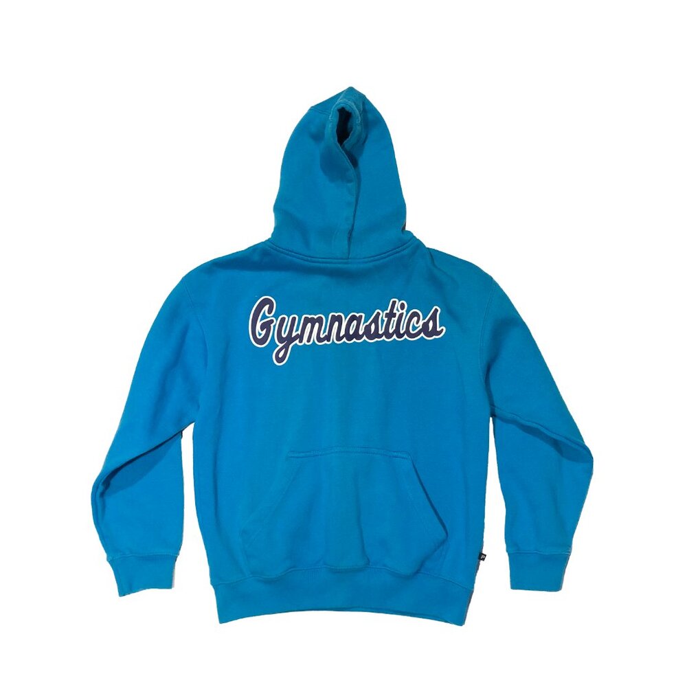 Pennant Sportswear Hoodie Youth YL Blu Gymnastics Logo Pullover Sweatshirt